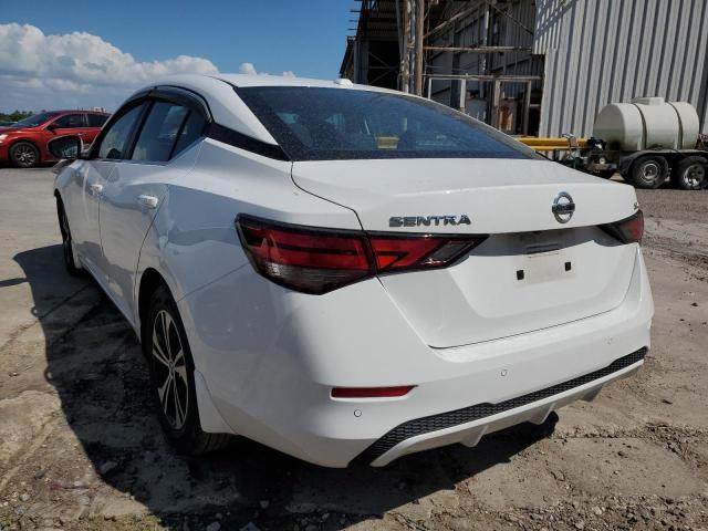 3N1AB8CV8LY220701 - 2020 NISSAN SENTRA SV WHITE photo 3