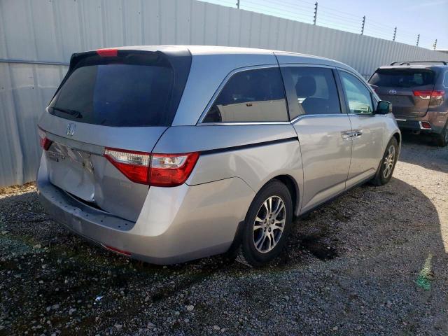 5FNRL5H43BB508227 - 2011 HONDA ODYSSEY EX SILVER photo 4