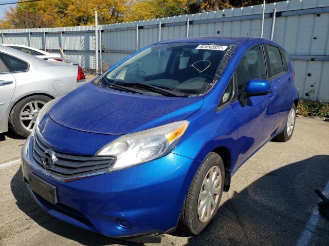 3N1CE2CP3EL382069 - 2014 NISSAN VERSA NOTE BLUE photo 2