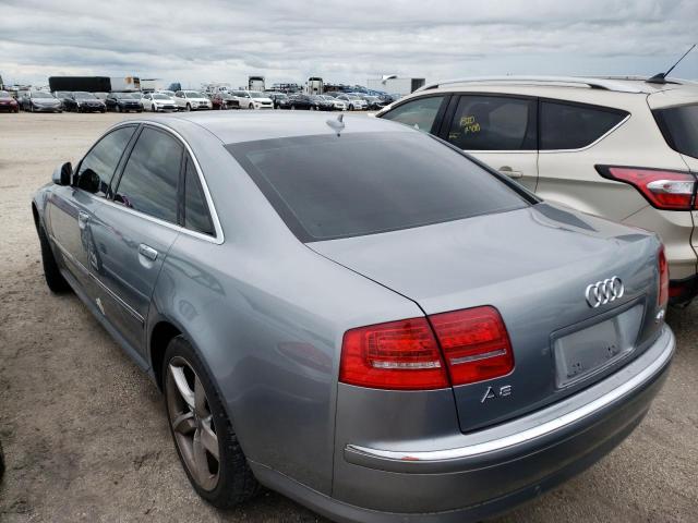 WAULV94E59N001036 - 2009 AUDI A8 4.2 QUA GRAY photo 3