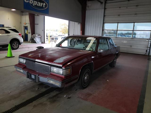 1G6CD1159J4348569 - 1988 CADILLAC DEVILLE RED photo 2