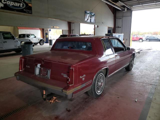 1G6CD1159J4348569 - 1988 CADILLAC DEVILLE RED photo 4