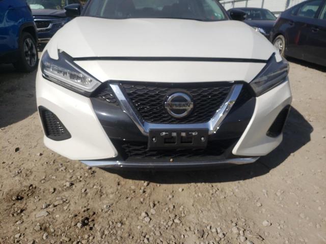 1N4AA6CV7MC515616 - 2021 NISSAN MAXIMA SV WHITE photo 9