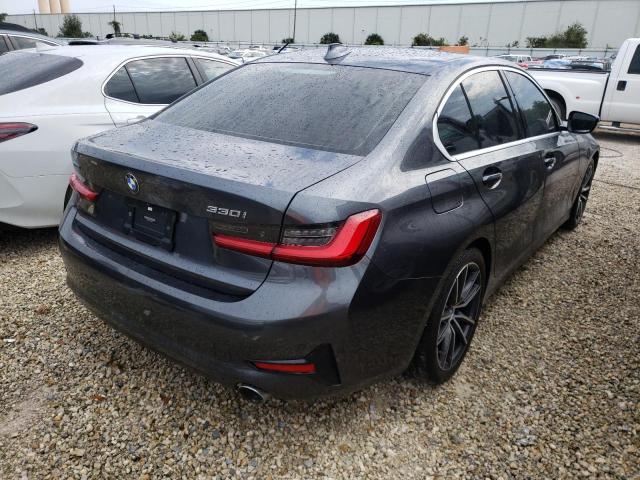 WBA5R7C02LFH39579 - 2020 BMW 330XI GRAY photo 4