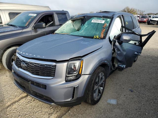 5XYP6DHC0MG097333 - 2021 KIA TELLURIDE GRAY photo 2