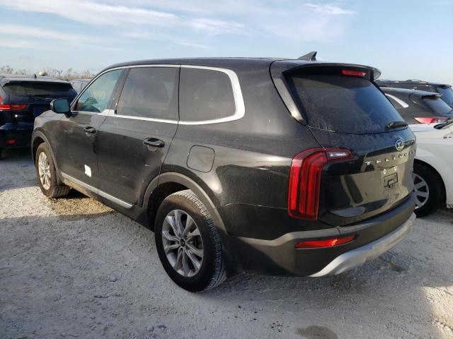 5XYP24HC9MG167908 - 2021 KIA TELLURIDE BLACK photo 3