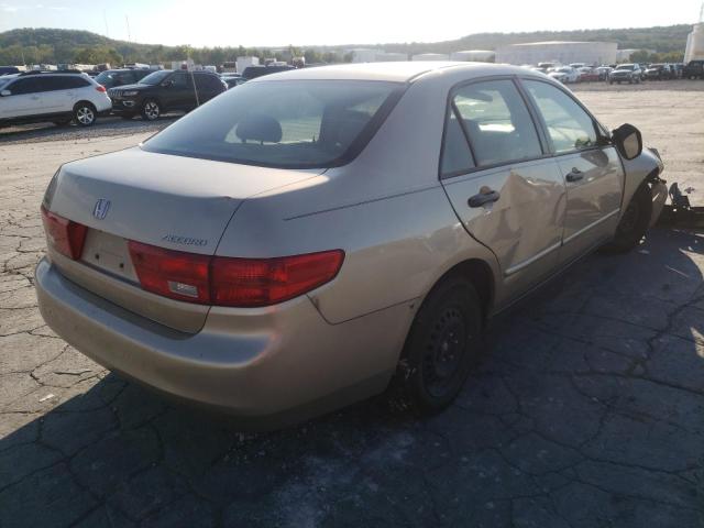 1HGCM56135A163422 - 2005 HONDA ACCORD DX GOLD photo 4