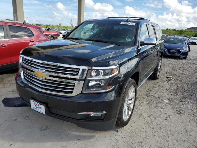 1GNSKJKJ7KR297465 - 2019 CHEVROLET SUBURBAN K BLACK photo 2