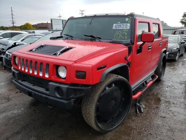 5GRGN22U75H124866 - 2005 HUMMER H2 SUT RED photo 1