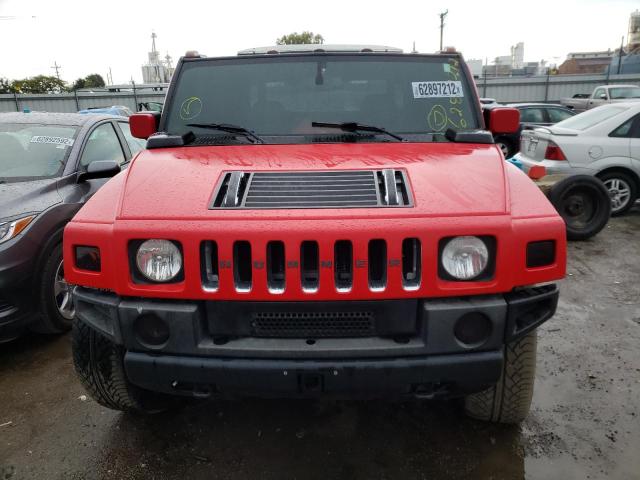 5GRGN22U75H124866 - 2005 HUMMER H2 SUT RED photo 5