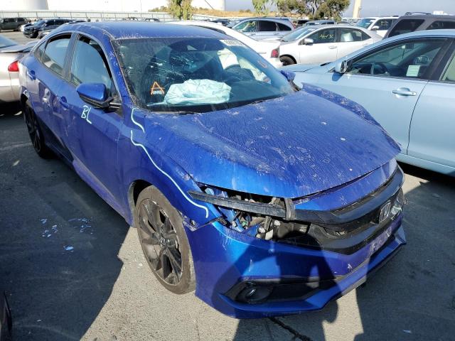 2HGFC2F89LH560059 - 2020 HONDA CIVIC SPOR BLUE photo 1