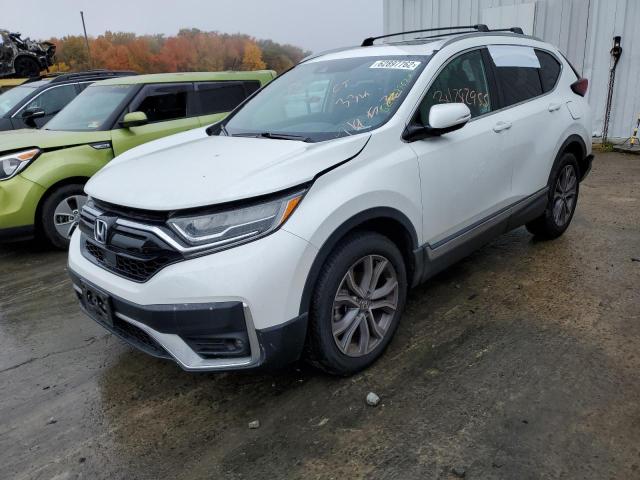 7FARW2H97ME001212 - 2021 HONDA CR-V TOURI WHITE photo 2