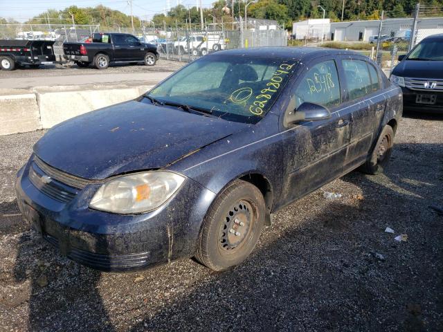 1G1AD5F55A7245161 - 2010 CHEVROLET COBALT 1LT BLUE photo 2