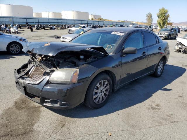 4A32B2FF1BE023168 - 2011 MITSUBISHI GALANT FE BLACK photo 2