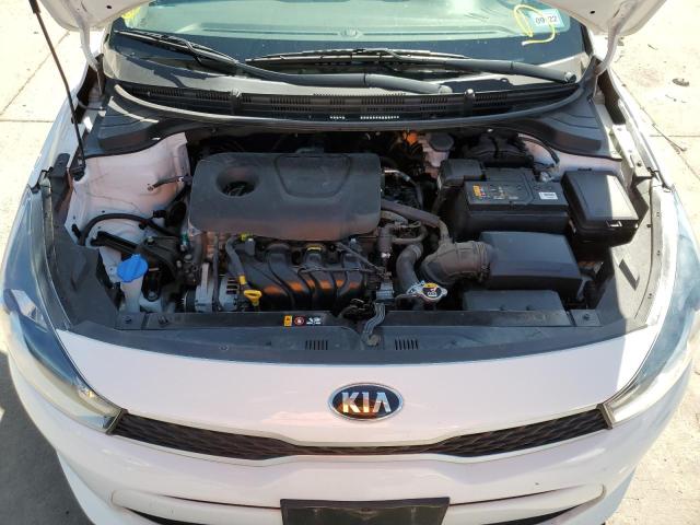 3KPA24AB0KE224885 - 2019 KIA RIO S WHITE photo 7