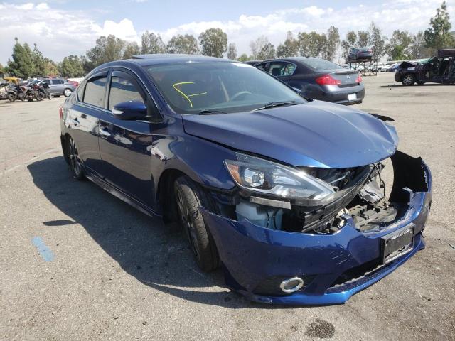 3N1CB7AP3HY228798 - 2017 NISSAN SENTRA SR BLUE photo 1