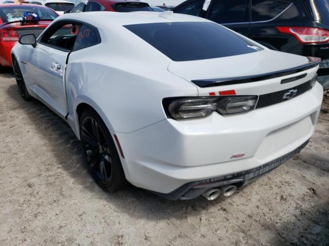 1G1FF1R79N0114707 - 2022 CHEVROLET CAMARO LT1 WHITE photo 3