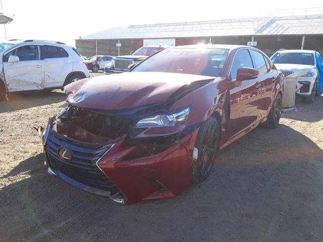 JTHBZ1BL0JA014194 - 2018 LEXUS GS 350 BAS RED photo 2