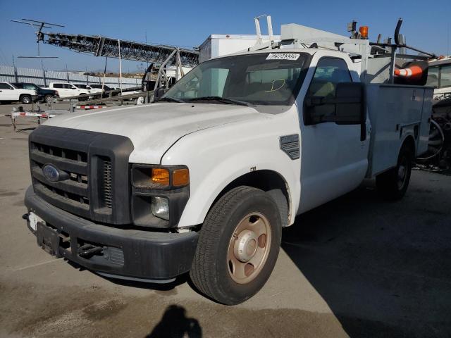 1FTWF30528EA26846 - 2008 FORD F350 SRW S WHITE photo 1