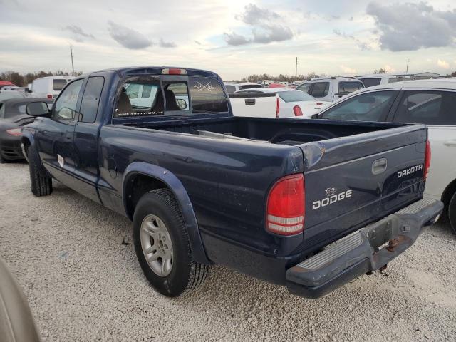 1D7GL32K34S621285 - 2004 DODGE DAKOTA SPO BLUE photo 3