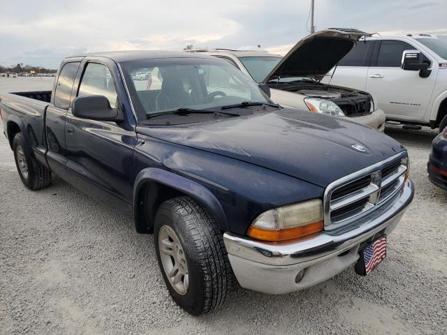 1D7GL32K34S621285 - 2004 DODGE DAKOTA SPO BLUE photo 9