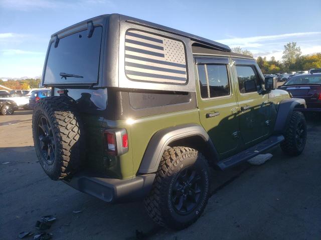 1C4HJXDG2MW786337 - 2021 JEEP WRANGLER U GREEN photo 4