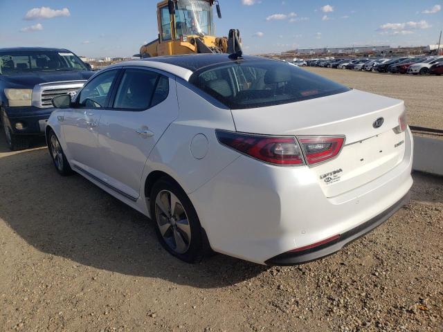 KNAGN4AD2E5072169 - 2014 KIA OPTIMA HYB WHITE photo 3