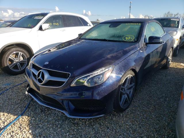 WDDKK6FF6GF322611 - 2016 MERCEDES-BENZ E 400 BLUE photo 2