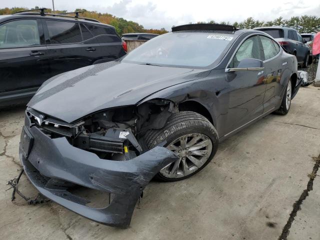 5YJSA1E2XGF154698 - 2016 TESLA MODEL S Gris foto 2