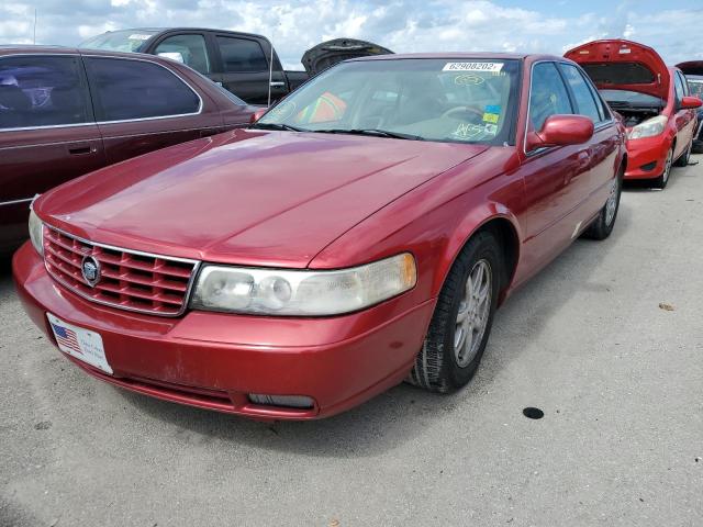 1G6KY5494WU910763 - 1998 CADILLAC SEVILLE ST RED photo 2