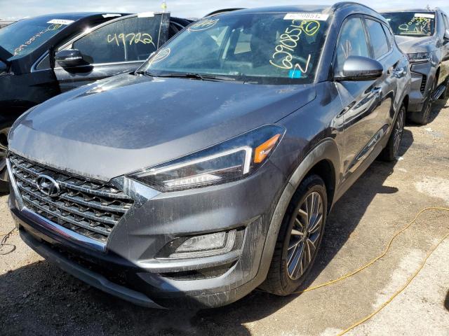 KM8J33AL8MU408276 - 2021 HYUNDAI TUCSON LIM GRAY photo 2