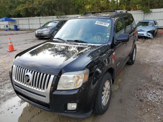 4M2CU97188KJ20675 - 2008 MERCURY MARINER PR BLACK photo 2