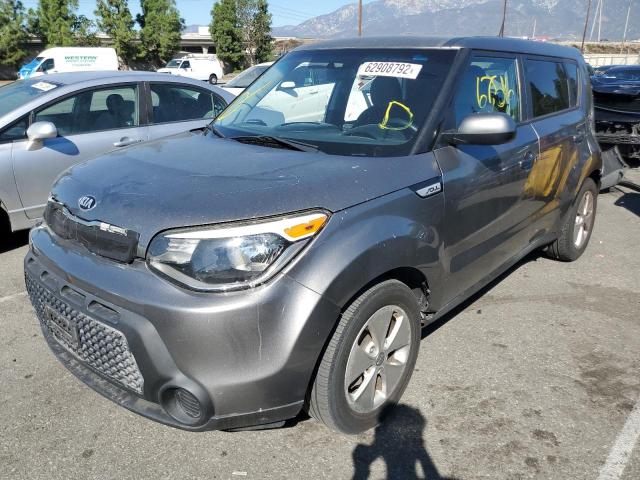 KNDJN2A26G7246067 - 2016 KIA SOUL GRAY photo 2