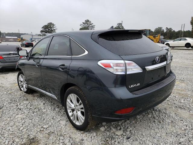 JTJZB1BA8A2003678 - 2010 LEXUS RX 450 GRAY photo 3