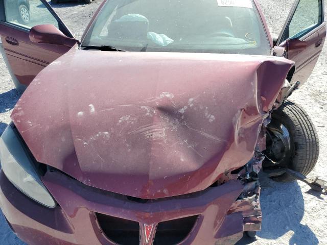 2G2WP522X51280172 - 2005 PONTIAC GRAND PRIX ბურგუნდია ფოტო 7