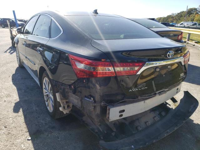 4T1BD1EB8HU059133 - 2017 TOYOTA AVALON HYB BLACK photo 3