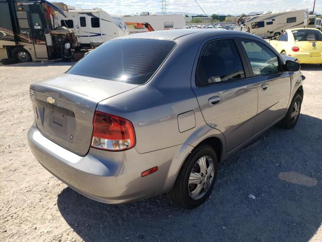 KL1TD56646B539719 - 2006 CHEVROLET AVEO BASE CHARCOAL photo 4