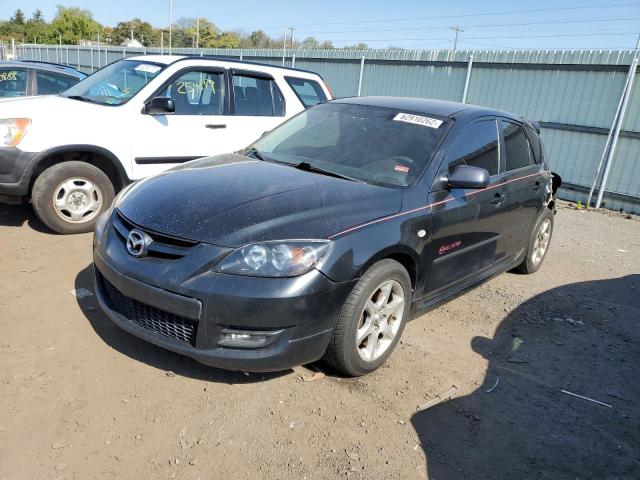 JM1BK34L871657755 - 2007 MAZDA SPEED 3 BLACK photo 2