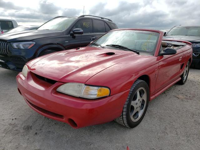 1FALP46V0VF203631 - 1997 FORD MUSTANG CO RED photo 2