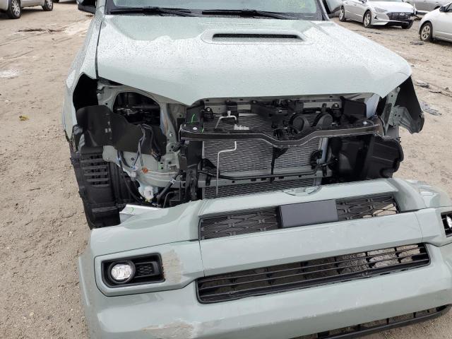 JTEAU5JR1N5274610 - 2022 TOYOTA 4RUNNER TR GRAY photo 9