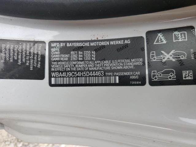 WBA4U9C54H5D44463 - 2017 BMW 430XI WHITE photo 10