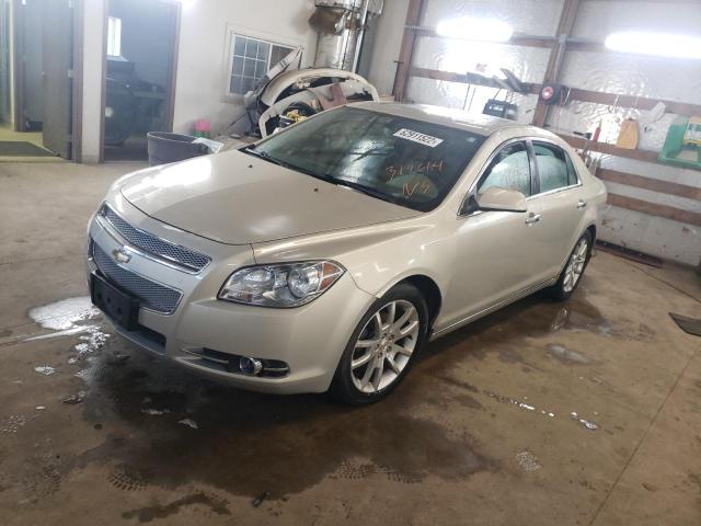 1G1ZE5E16BF319614 - 2011 CHEVROLET MALIBU LTZ კრემისფერი ფოტო 2