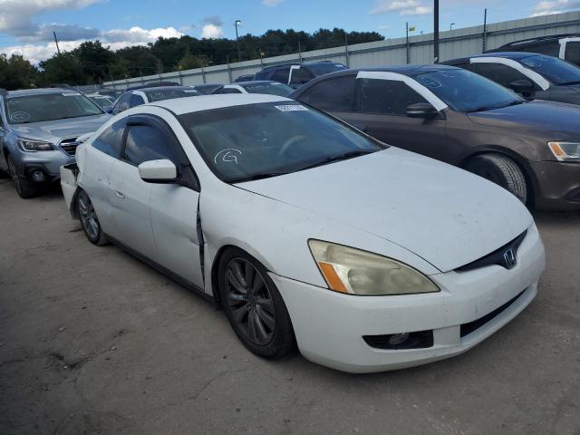 1HGCM71273A005318 - 2003 HONDA ACCORD LX WHITE photo 1