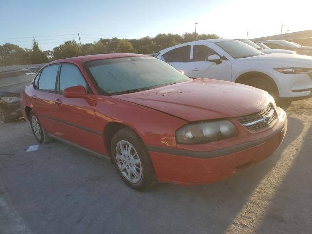 2G1WF52E149447875 - 2004 CHEVROLET IMPALA RED photo 1