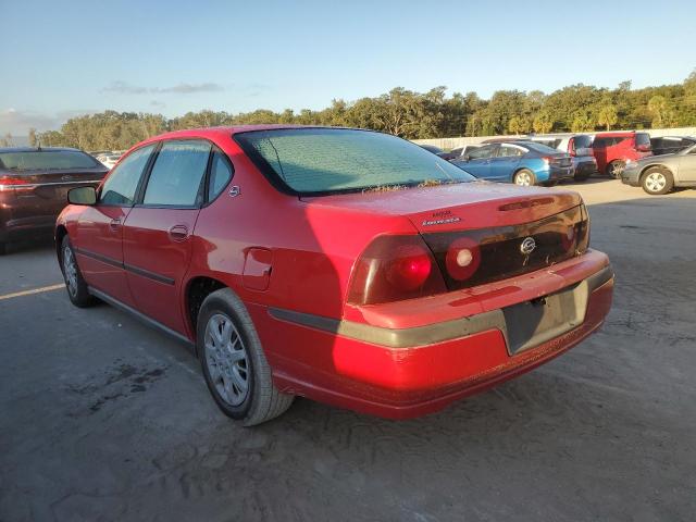 2G1WF52E149447875 - 2004 CHEVROLET IMPALA RED photo 3