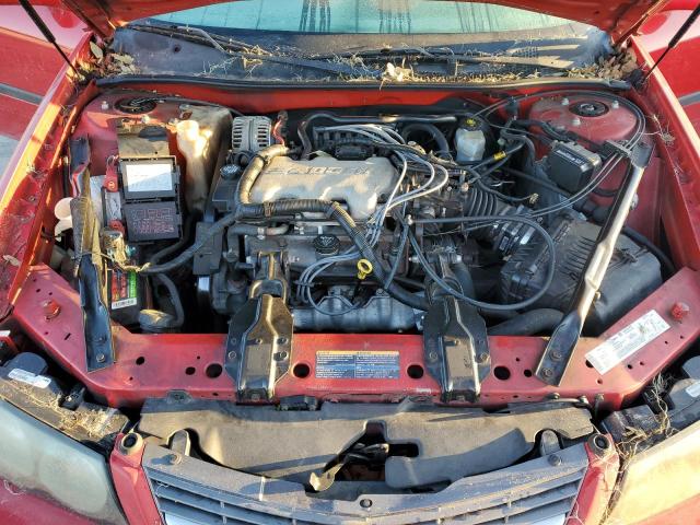 2G1WF52E149447875 - 2004 CHEVROLET IMPALA RED photo 7