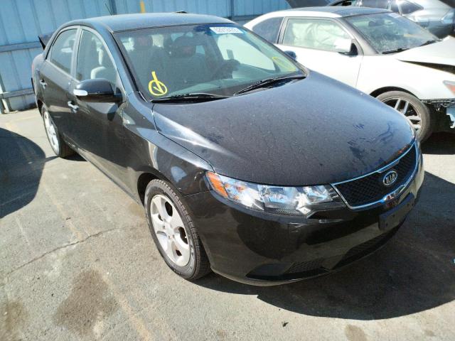 KNAFU4A25A5107049 - 2010 KIA FORTE EX BLACK photo 1