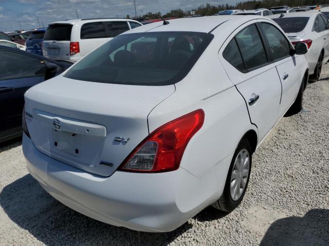 3N1CN7AP7CL825272 - 2012 NISSAN VERSA S WHITE photo 4