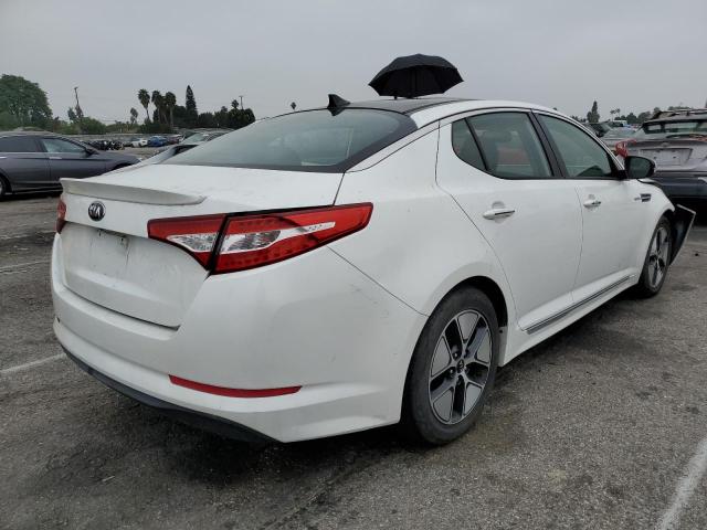 KNAGM4AD8D5042899 - 2013 KIA OPTIMA HYB WHITE photo 4