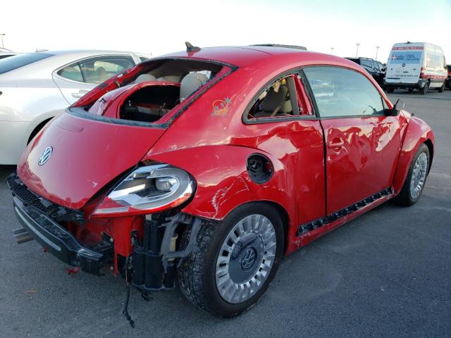 3VWH17AT9EM659567 - 2014 VOLKSWAGEN BEETLE TUR RED photo 4